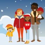 Family in Winter